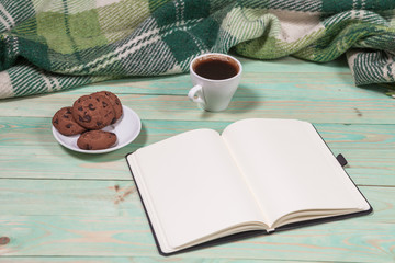 Cup with Hot Tea or Coffee