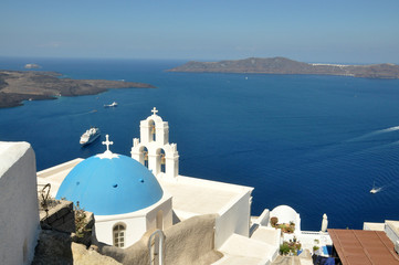 Fototapeta na wymiar St.Gerasimos Church Santorini