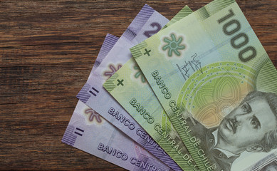 Chile money, pesos
