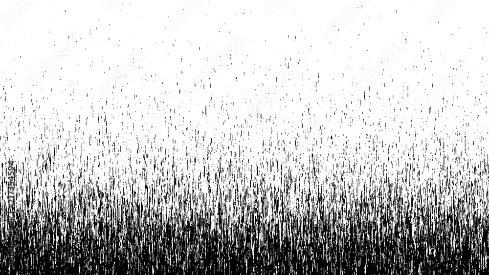 Fototapete Corrupted code. Glitch background. Computer Virus. Gradient design background. Particle virus. Vector Illustration.