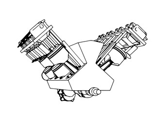 vector outline engine