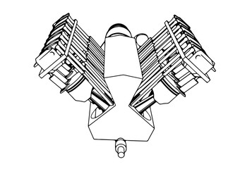 vector outline engine