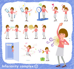 flat type Straight bangs hair women_complex