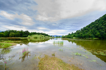 Amazing view of Tsover lake, Dsegh, Armenia