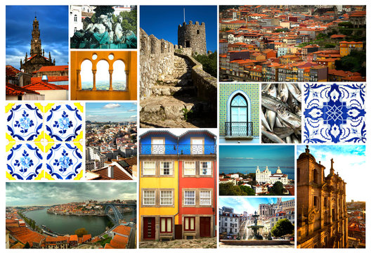 Collage of Portugal in Europe