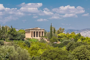 Sierkussen Temple d'Héphaïstos, Agora antique à Athènes © Pierre Violet