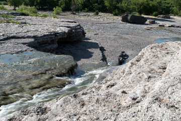 A nice river landscape scene in Oklahoma