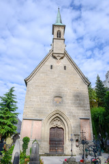 St. Peter's cemetery and the St. Margaret Chapel in Salzburg