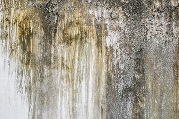 Obraz premium Wall fragment with scratches and cracks