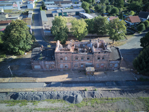 Ballenstedt. Bahnhof.