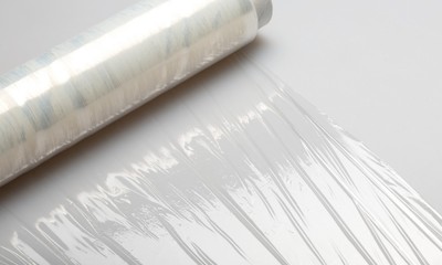 Cellophane packaging tape on desk