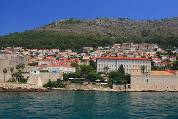Chorwacja - Dubrownik widziany od strony morza.