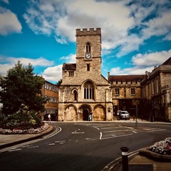 Fototapeta na wymiar Old Church - Abingdon, England