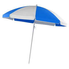 Blue Beach Umbrella © adempercem