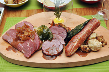 Beef cold cut platter