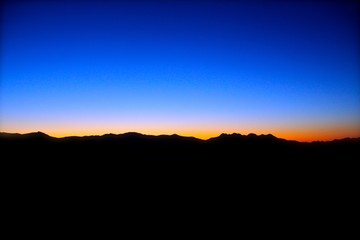Joshua Tree Desert Horizon Sunset