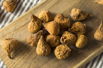 Raw Brown Dried Figs