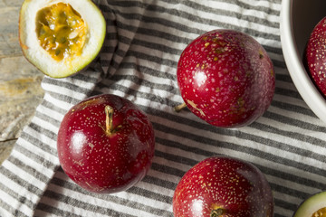 Red Organic Raw Passion Fruit