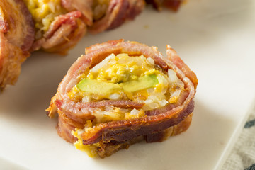 Homemade Savory Breakfast Sushi