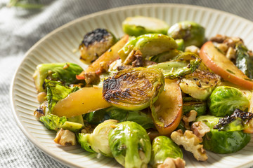 Homemade Brussel Sprout and Apple Salad