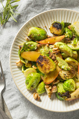 Homemade Brussel Sprout and Apple Salad