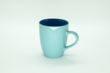 Ceramic mug isolated