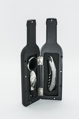 Fototapeta premium Black bottle opener kit