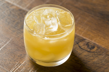 Alcoholic Scotch Penicillin Cocktail