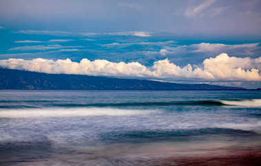 Clouds over Island at Coastline