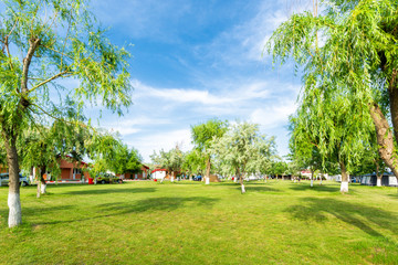 Affordable motel and camping on a romanian Black Sea resort