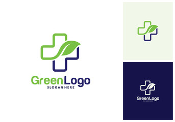 Health tree people logo and Icon Template, Green logo vector