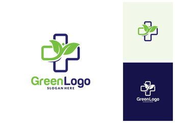 Health tree people logo and Icon Template, Green logo vector