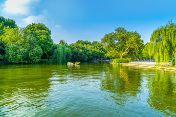 Beautiful landscape and landscape in West Lake, Hangzhou © zhouyilu