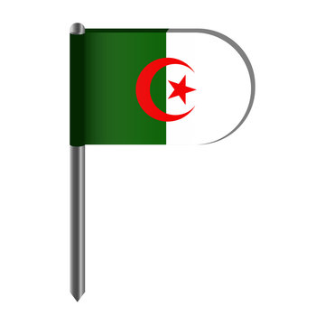 recommend clip art: Isolated flag of Algeria