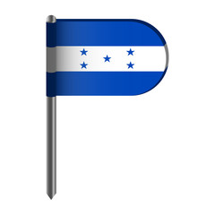 Fototapeta premium Isolated flag of Honduras