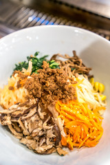 korean style salad vegetable