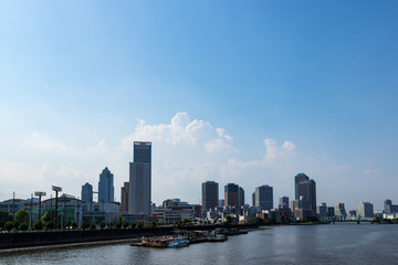 Fototapeta premium (東京都ｰ都市風景)ウォーターフロント豊洲運河周辺５