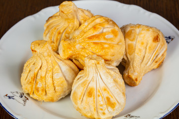 Fried Geargian khinkali