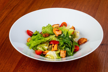 Delicious salmon salad