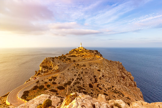 Mallorca Cap Formentor Landschaft Natur Leuchtturm Meer Reise Reisen Spanien