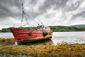 Abandoned Old Fishing Boat