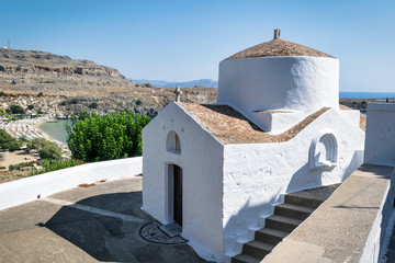 Lindos Greek Church at Midday