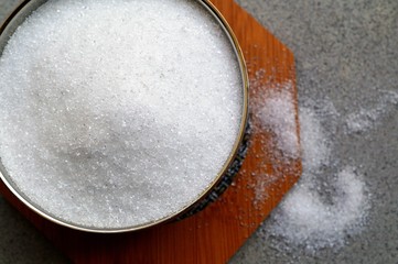 Xylitol from birch sugar -  substitute white sugar -  produkt used in the food industry - an alternative
