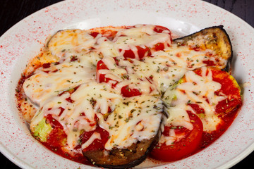 Tasty vegetables in Italian