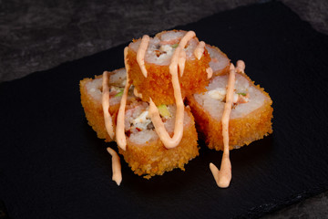 Japanese roll with prawn