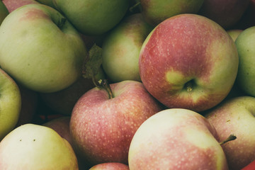 Fototapeta na wymiar Group of apples