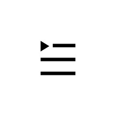 Menu button icon vector symbol sign