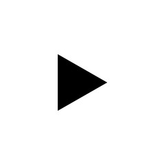 Play button icon vector symbol sign