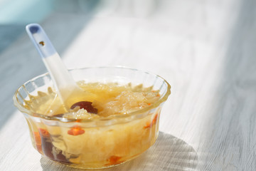 White fungus soup
