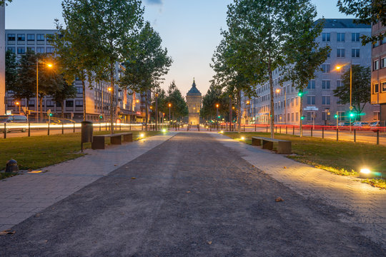 Augustaanlage mit Mannheimer Wasserturm